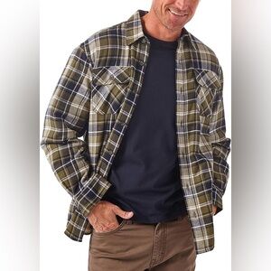 Wrangler Authentics Men's Long Sleeve Sherpa Lined Shirt Jacket🦎🌵